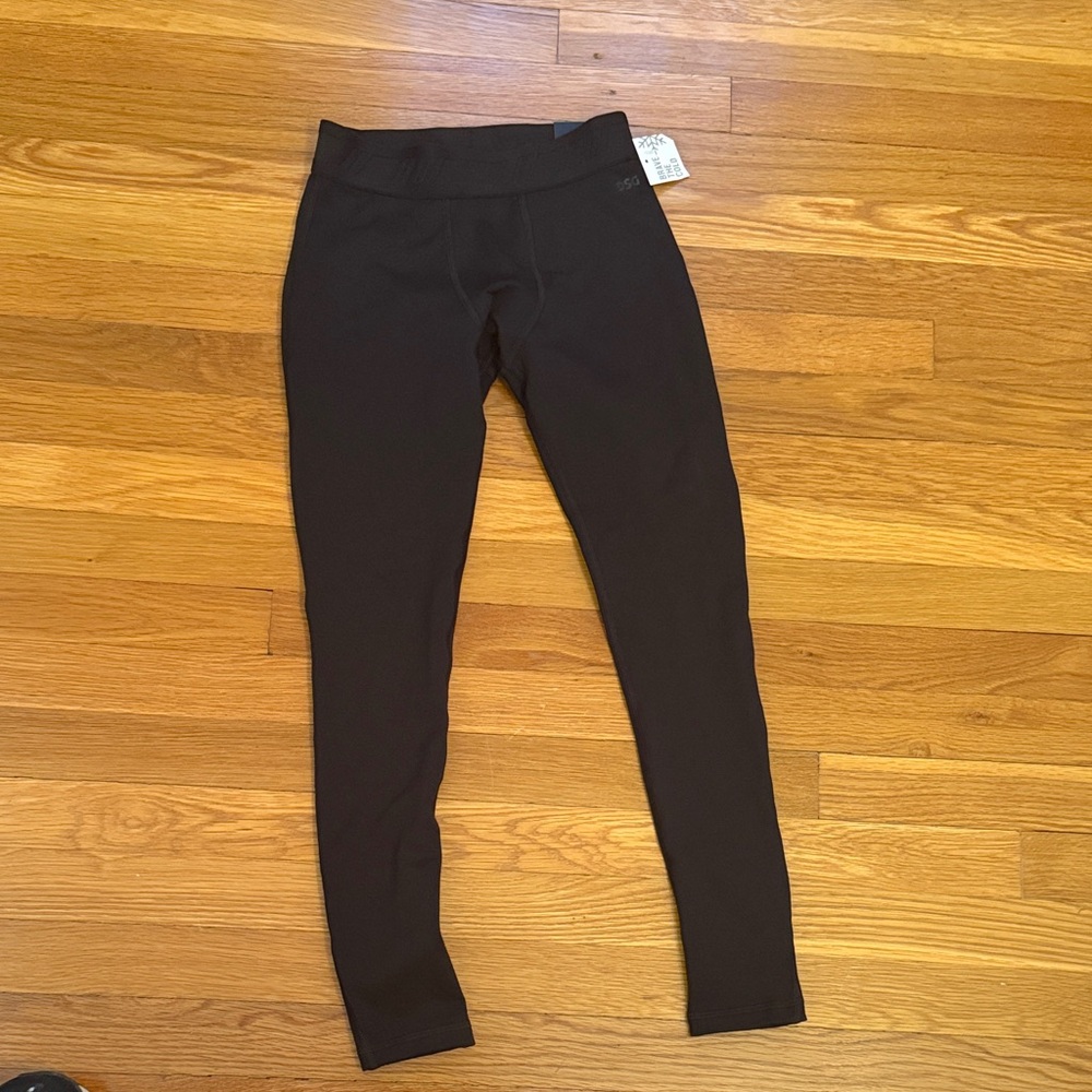 Boys L DSG Cold Weather Compression Leggings Black Athletic Base Layer NWT